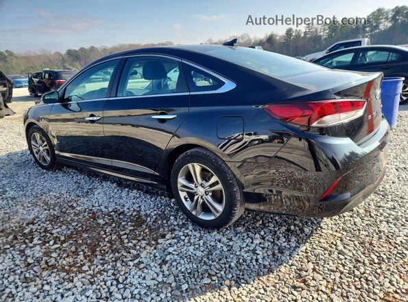 5NPE34AF2KH770648 2019 HYUNDAI SONATA Black Trasero izquierdo