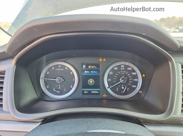 5NPE34AF2KH770648 2019 HYUNDAI SONATA Black Vista del cuadro de instrumentos
