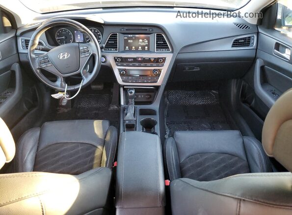 5NPE34AF3GH284941 2016 HYUNDAI SONATA Черный Вид панели приборов