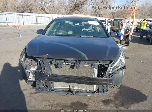 5NPE34AF3GH415110 2016 HYUNDAI SONATA Brown Вид щитка приладів