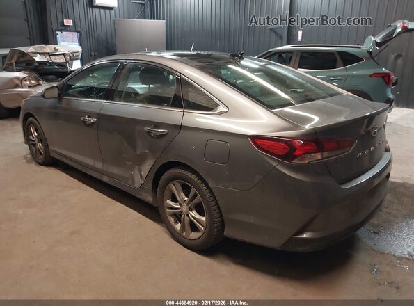 5NPE34AF3JH718329 2018 HYUNDAI SONATA Gray Rear left