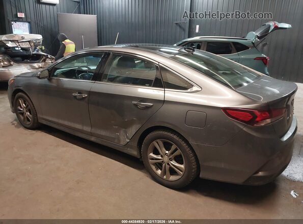5NPE34AF3JH718329 2018 HYUNDAI SONATA Gray Front view