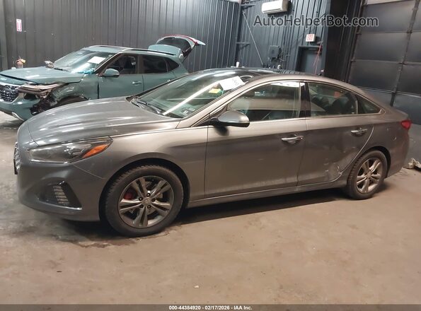 5NPE34AF3JH718329 2018 HYUNDAI SONATA Gray 360 interior view