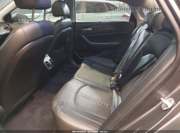 5NPE34AF3JH718329 2018 HYUNDAI SONATA Gray VIN sticker view