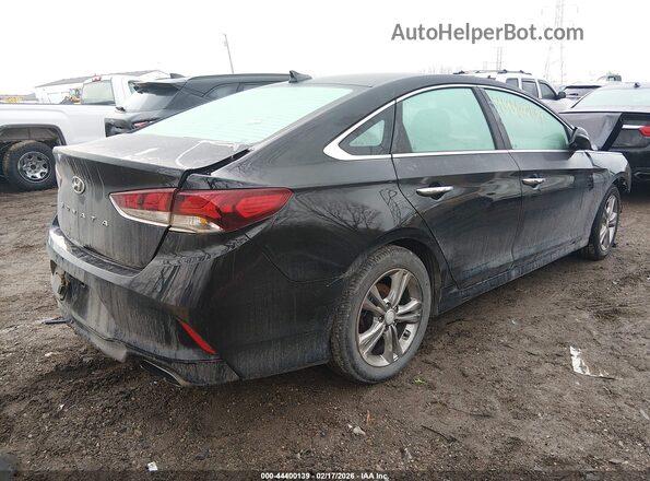 5NPE34AF3KH775857 2019 HYUNDAI SONATA Black Tył prawy