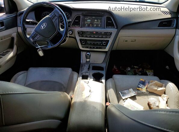 5NPE34AF4GH429467 2016 HYUNDAI SONATA Blue Dashboard view