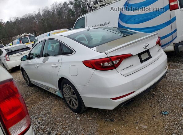 5NPE34AF4HH524273 2017 HYUNDAI SONATA Белый Задняя левая четверть