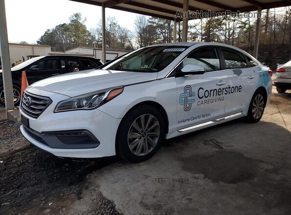5NPE34AF4HH524273 2017 HYUNDAI SONATA Белый 