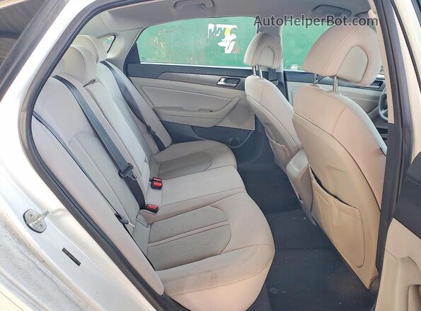 5NPE34AF4HH524273 2017 HYUNDAI SONATA Белый Вид задних сидений