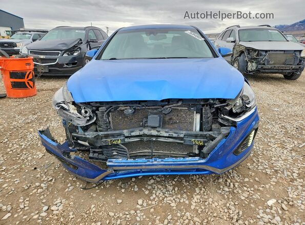 5NPE34AF4KH741815 2019 HYUNDAI SONATA Blue 