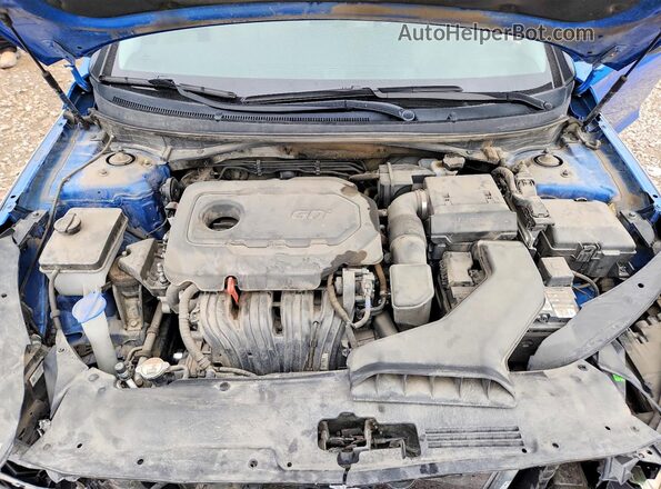 5NPE34AF4KH741815 2019 HYUNDAI SONATA Blue 