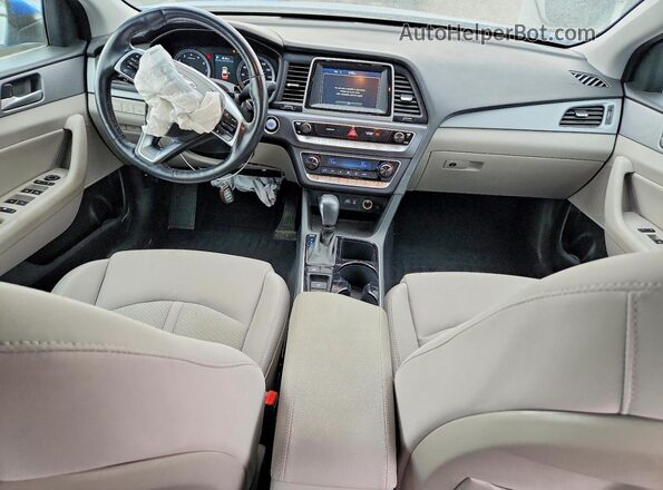 5NPE34AF4KH741815 2019 HYUNDAI SONATA Blue 