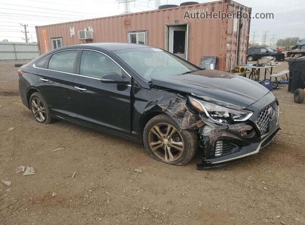 5NPE34AF4KH775382 2019 HYUNDAI SONATA Black 