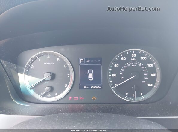 5NPE34AF5GH370851 2016 HYUNDAI SONATA Silver Vista de los asientos traseros