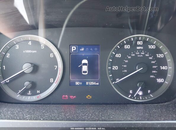 5NPE34AF5GH410118 2016 HYUNDAI SONATA Серебряный Вид задних сидений