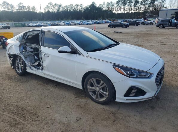 5NPE34AF5KH819793 2019 HYUNDAI SONATA White Delantero derecho