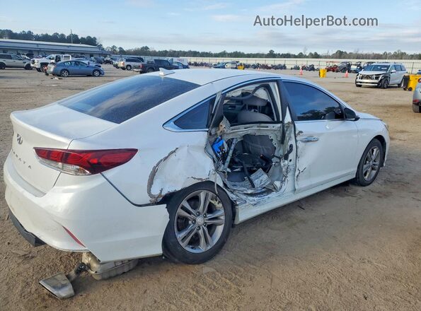 5NPE34AF5KH819793 2019 HYUNDAI SONATA White Trasero derecho