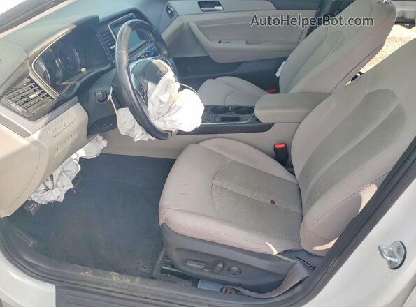 5NPE34AF5KH819793 2019 HYUNDAI SONATA White Vista interior delantera
