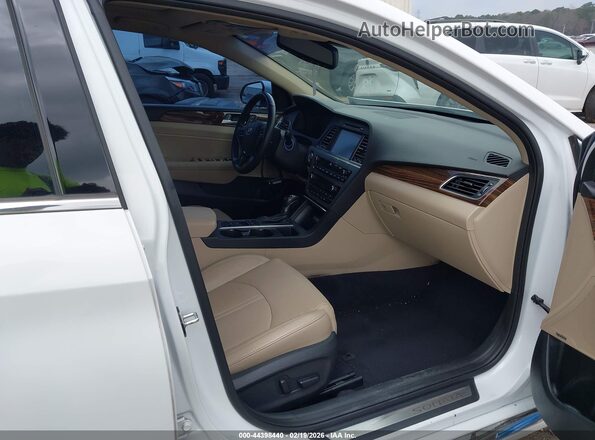 5NPE34AF6GH305894 2016 HYUNDAI SONATA White Вид салону спереду