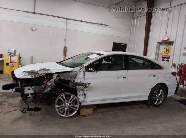 5NPE34AF6JH664203 2018 HYUNDAI SONATA White 