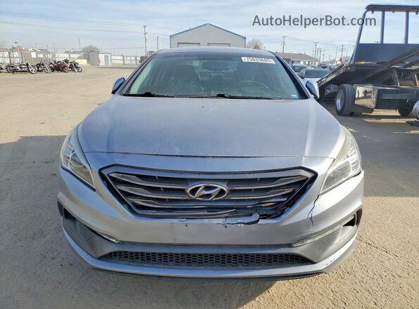 5NPE34AF8GH264328 2016 HYUNDAI SONATA Gray Vista frontal