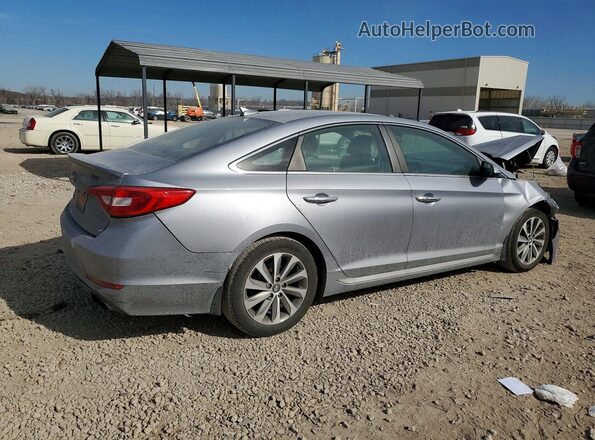 5NPE34AF8GH340694 2016 HYUNDAI SONATA Silver Задня права чверть