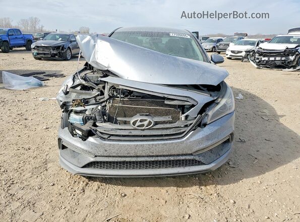 5NPE34AF8GH340694 2016 HYUNDAI SONATA Silver Вид спереду