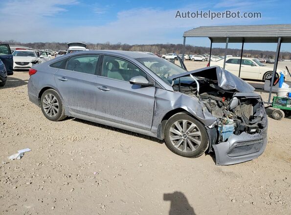 5NPE34AF8GH340694 2016 HYUNDAI SONATA Silver Передня права чверть
