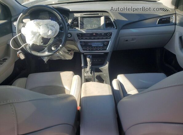 5NPE34AF8GH340694 2016 HYUNDAI SONATA Silver Вид панелі приладів