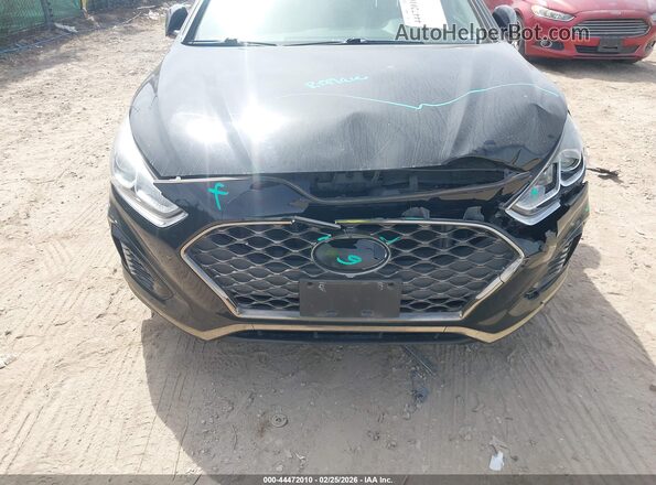 5NPE34AF9JH712891 2018 HYUNDAI SONATA Черный Вид спереди