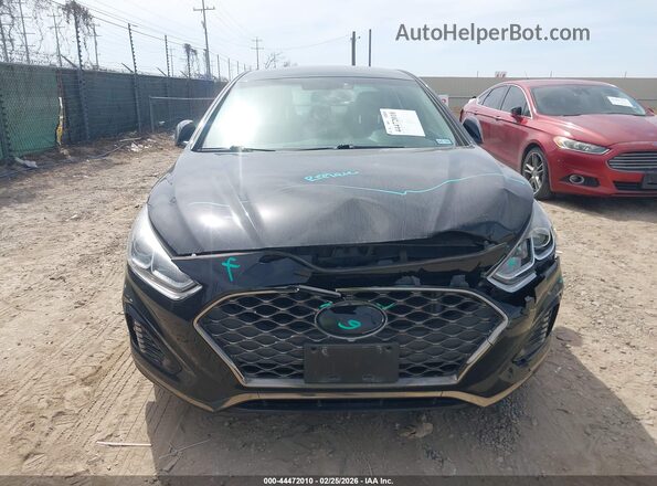 5NPE34AF9JH712891 2018 HYUNDAI SONATA Черный Вид щитка приборов