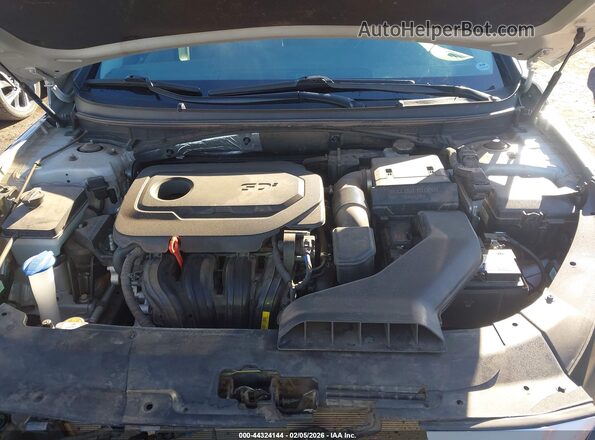 5NPE34AFXJH704668 2018 HYUNDAI SONATA Silver უკანა ხედი