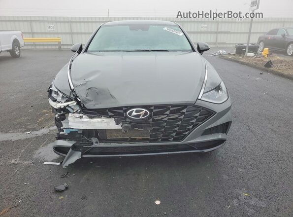 5NPEF4JA5LH040326 2020 HYUNDAI SONATA Charcoal Widok z przodu