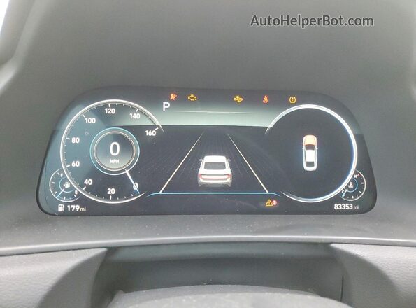 5NPEF4JA5LH040326 2020 HYUNDAI SONATA Charcoal Widok zestawu wskaźników