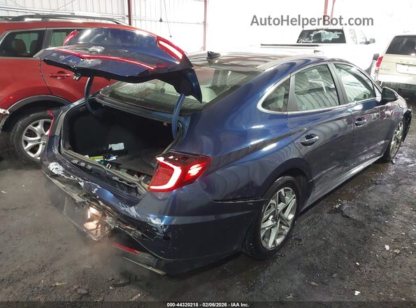 5NPEF4JA8LH039414 2020 HYUNDAI SONATA Blue Rear right
