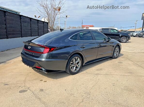 5NPEF4JAXLH028138 2020 HYUNDAI SONATA Gray წინა ხედი