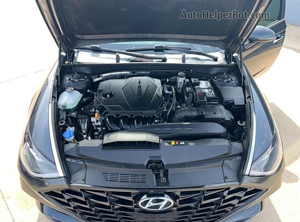 5NPEF4JAXLH028138 2020 HYUNDAI SONATA Gray წინა პანელის ხედი