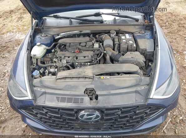 5NPEH4J22LH036656 2020 HYUNDAI SONATA Blue უკანა ხედი