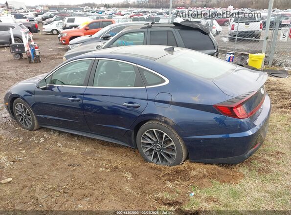 5NPEH4J22LH036656 2020 HYUNDAI SONATA Blue სალონის 360-გრადუსიანი ხედი