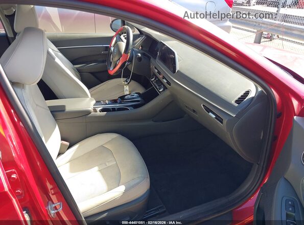 5NPEH4J25LH004834 2020 HYUNDAI SONATA Red 