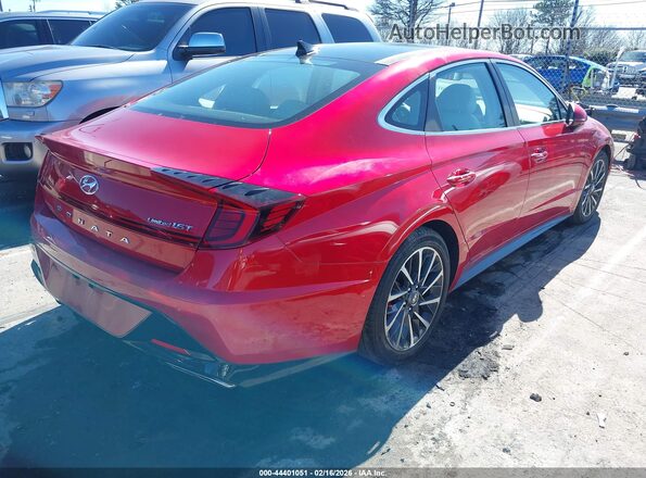 5NPEH4J25LH004834 2020 HYUNDAI SONATA Red 