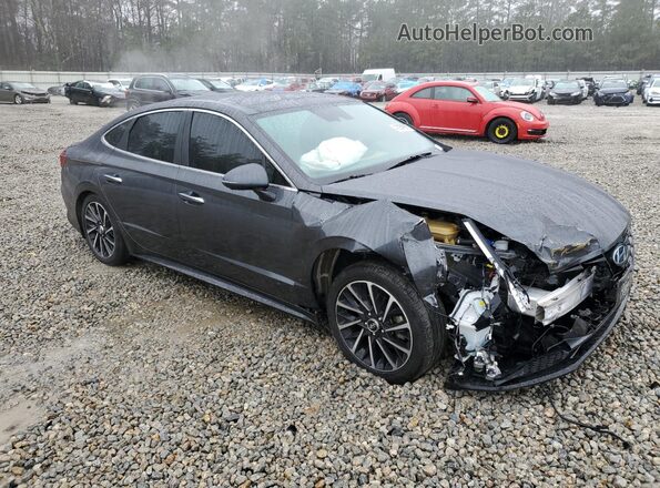 5NPEH4J26MH097218 2021 HYUNDAI SONATA Black 
