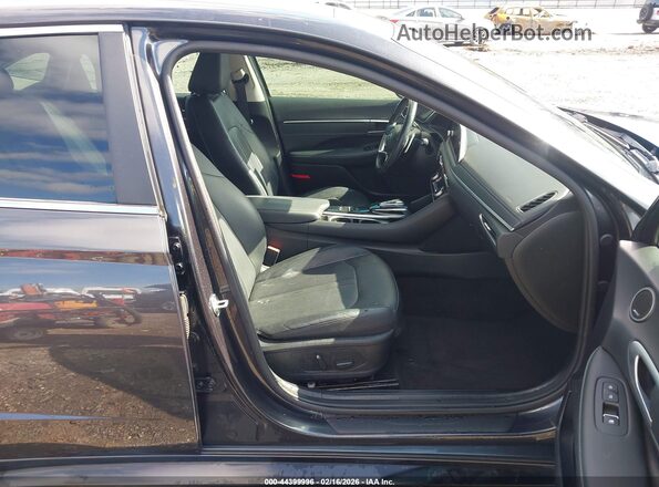 5NPEH4J26MH122909 2021 HYUNDAI SONATA Gray Вид салону спереду