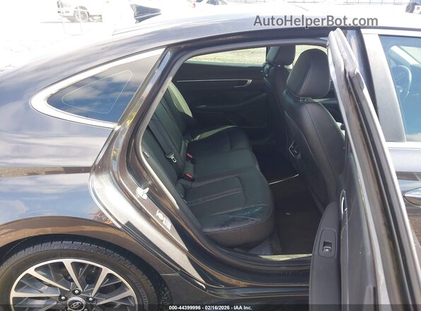 5NPEH4J26MH122909 2021 HYUNDAI SONATA Gray Вид наклейки з VIN-кодом