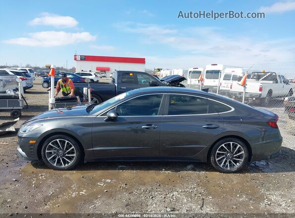 5NPEH4J26MH122909 2021 HYUNDAI SONATA Gray Панорамний вид салону 360°