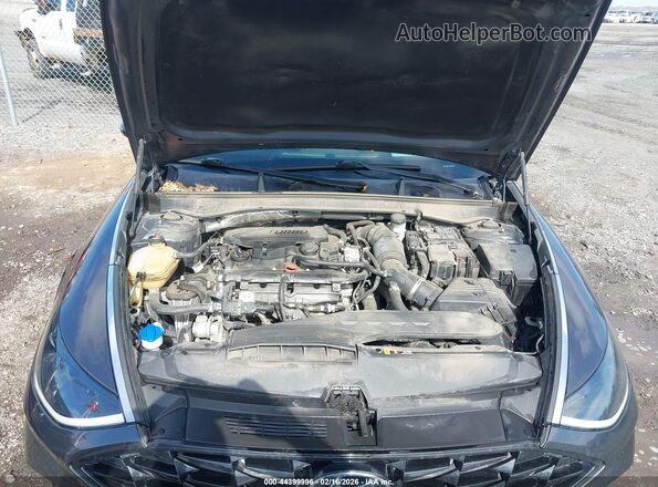 5NPEH4J26MH122909 2021 HYUNDAI SONATA Gray Вид ззаду