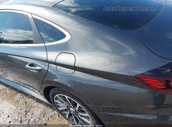 5NPEH4J26MH122909 2021 HYUNDAI SONATA Gray 