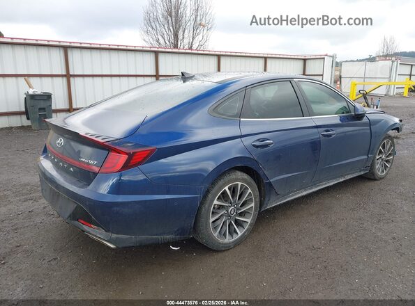 5NPEH4J2XLH045105 2020 HYUNDAI SONATA Blue 