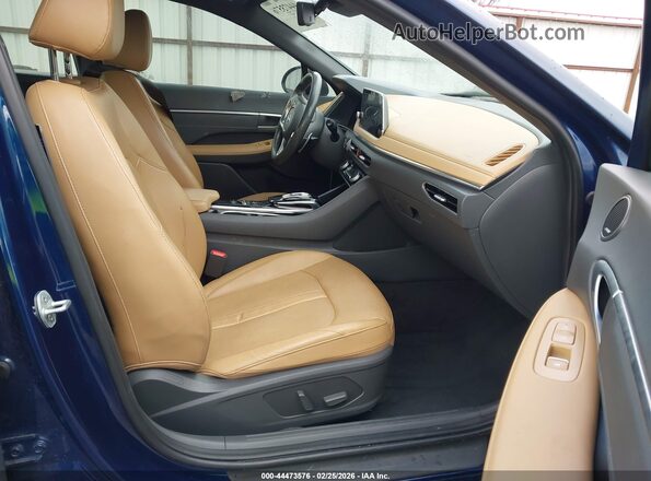 5NPEH4J2XLH045105 2020 HYUNDAI SONATA Blue 