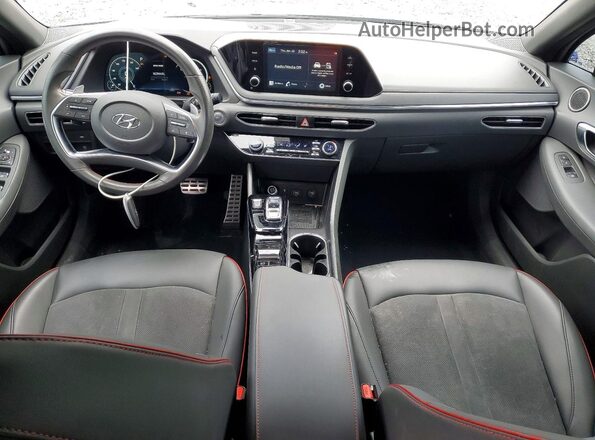 5NPEJ4J28MH086323 2021 HYUNDAI SONATA Silver Dashboard view
